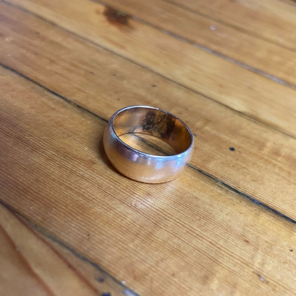 10k gold filled dome ring SZ 8.5/9 - Picture 4 of 6